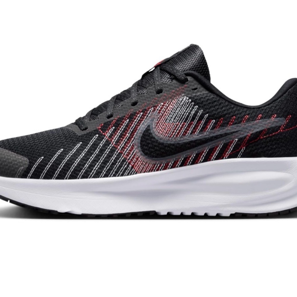 Nike Run Defy Black University Red/White/Cool/Grey Anthracite Size 9